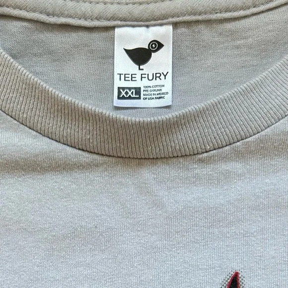 TeeFury Fallout Drink Nuka Cola Santa T-Shirt Size XXL Brand New!! Released 2011 - Picture 3 of 4